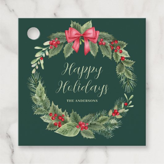 パーソナライズされたクラシックリース フェイバータグ (正面)