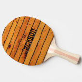 パーソナライズされたクラシック木製の帆船船船船 卓球ラケット (横)