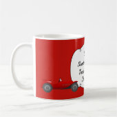 パーソナライズされたクラシック男の赤ちゃんStatギフト コーヒーマグカップ (左)