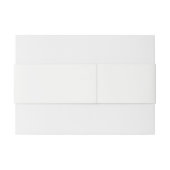 パーソナライズされたクラシック結婚スクリプト 招待状ベリーバンド (裏面例)