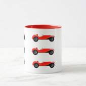 パーソナライズされたクラシック車の贈り物 マグカップ (中央)