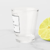 パーソナライズされたクラシックBow Tie新郎の父 ショットグラス (右)