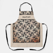 パーソナライズされたクラシックRococoパターン名 エプロン (正面)