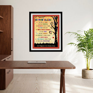 「パーソナライズされたクラスで」やる気を起こさせる教室 ポスター