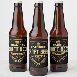 パーソナライズされたクラフトビールラベル醸造会社バー ビールラベル