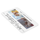 パーソナライズされたクリスマスと休日のフォトマグネット マグネット (右側)