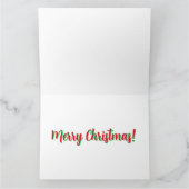 パーソナライズされたクリスマスのカードは俺が手に入れたか? カード (内部)