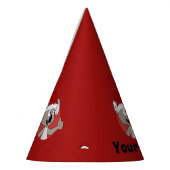 パーソナライズされたクリスマスのコアラ漫画パーティー帽子 パーティーハット (左)