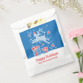 パーソナライズされたクリスマスのトナカイ党の好意バッグ フェイバーバッグ (封をした状態)