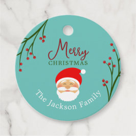 パーソナライズされたクリスマスのメッセージタグ フェイバータグ