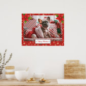 パーソナライズされたクリスマスの写真 ポスター (キッチン)