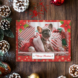パーソナライズされたクリスマスの写真 ポストカード