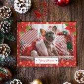 パーソナライズされたクリスマスの写真 ポストカード