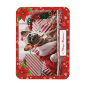 パーソナライズされたクリスマスの写真 マグネット (縦)