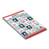 パーソナライズされたクリスマスの到来カレンダーノート ノートブック (右側)