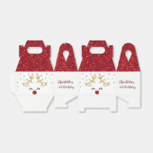 パーソナライズされたクリスマスの好意ボックス フェイバーボックス (折り畳みなし)