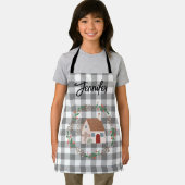 パーソナライズされたクリスマスの子サイズエプロン エプロン (インサイチュ)