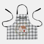 パーソナライズされたクリスマスの子サイズエプロン エプロン (正面)