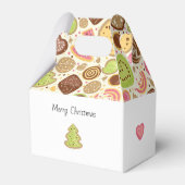 パーソナライズされたクリスマスの特典箱 フェイバーボックス (裏面サイド)