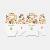 パーソナライズされたクリスマスの特典箱 フェイバーボックス (折り畳みなし)