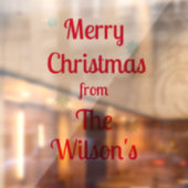 パーソナライズされたクリスマスウィンドウ ウィンドウサイン (シート2)