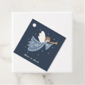 パーソナライズされたクリスマスエンジェルホリデーピースアース フェイバータグ (インサイチュ)