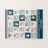 パーソナライズされたクリスマスカウントダウンジグソーパズル ジグソーパズル (横)