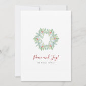 パーソナライズされたクリスマスカードなし シーズンカード (正面)