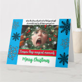 パーソナライズされたクリスマスカードのスペシャルギフト カード (正面)