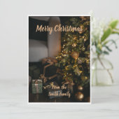 パーソナライズされたクリスマスカード シーズンカード (スタンド正面)