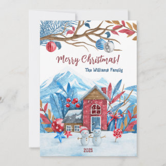 パーソナライズされたクリスマスカード シーズンカード
