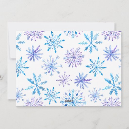 パーソナライズされたクリスマスカード シーズンカード (裏面)