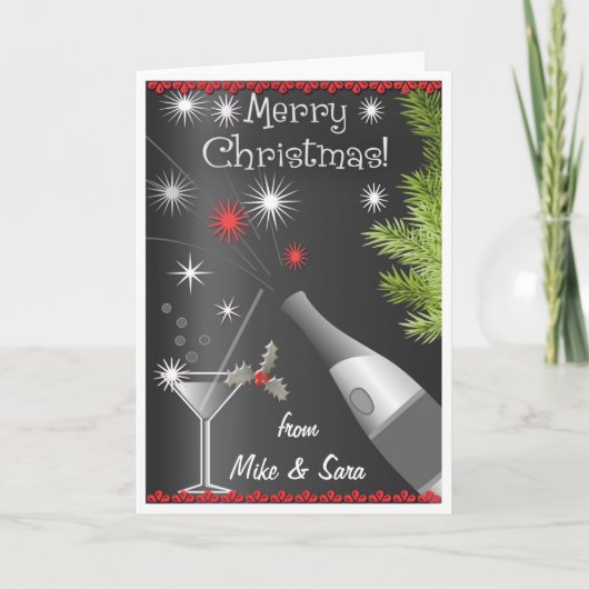 パーソナライズされたクリスマスカード シーズンカード (正面)