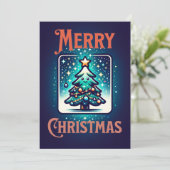 パーソナライズされたクリスマスカード – デジタルまたは物理 シーズンカード (スタンド正面)