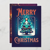 パーソナライズされたクリスマスカード – デジタルまたは物理 シーズンカード (正面/裏面)