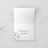 パーソナライズされたクリスマスカード – 個人写真 カード (内部)