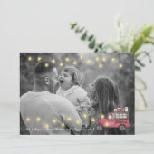 パーソナライズされたクリスマスカード 招待状 (スタンド正面)