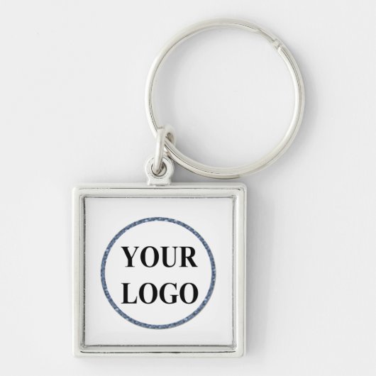 パーソナライズされたクリスマスギフトカスタマイズアイディアのロゴ キーホルダー (正面)