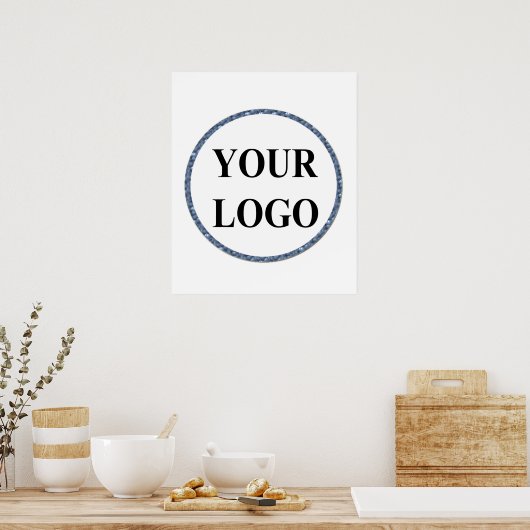 パーソナライズされたクリスマスギフトカスタマイズアイディアのロゴ ポスター (キッチン)