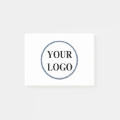 パーソナライズされたクリスマスギフトカスタマイズアイディアのロゴ ポストイット (正面)