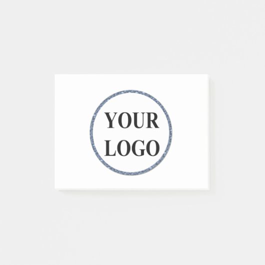 パーソナライズされたクリスマスギフトカスタマイズアイディアのロゴ ポストイット (正面)