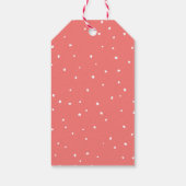 パーソナライズされたクリスマスギフトタグフローラリース ギフトタグ (裏面)