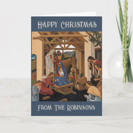 パーソナライズされたクリスマスグリーティングカード シーズンカード