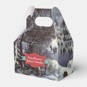 パーソナライズされたクリスマスゲーブルボックスセントラルパークUSA フェイバーボックス (裏面サイド)