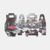 パーソナライズされたクリスマスゲーブルボックスセントラルパークUSA フェイバーボックス (折り畳みなし)