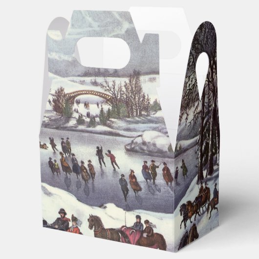 パーソナライズされたクリスマスゲーブルボックスセントラルパークUSA フェイバーボックス (オープン)