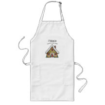 パーソナライズされたクリスマスジンジャーブレッドハウス