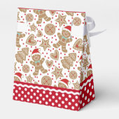 パーソナライズされたクリスマスジンジャーブレッドマン フェイバーボックス (裏面サイド)