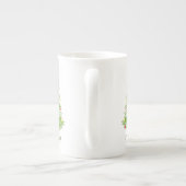 パーソナライズされたクリスマスツリーボーン中国マグカップ ボーンチャイナマグカップ (裏面)