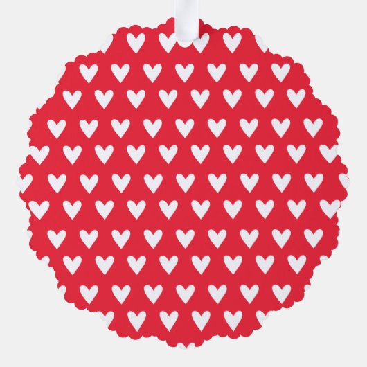 パーソナライズされたクリスマスツリー オーナメントカード (裏面)